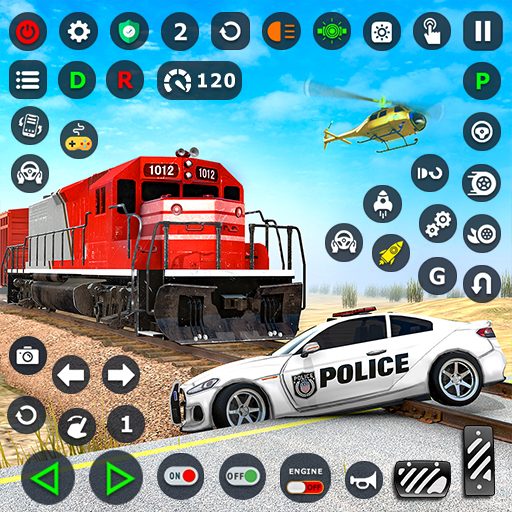 Android application Train Car Crash Derby Game 3D screenshort