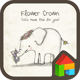 coco(flower crown) dodol theme icon
