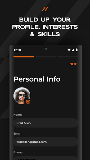 Android application PAC - Pro Athlete Community screenshort