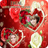 Dual Love Photo Frames HD icon