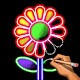 Learn to Draw Glow Flowers - Draw & Color Book Unduh di Windows