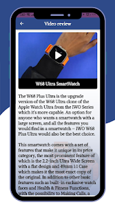 W68 Ultra SmartWatch Guide