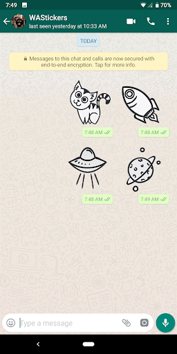 Sketch Stickers for Whatsapp Screen 3