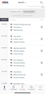 2022 US Open Golf Championship Screenshot