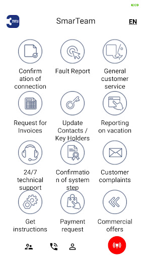 Android application SmarTeam screenshort