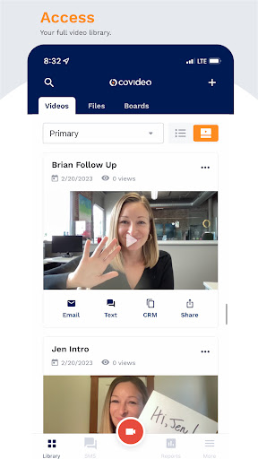 Covideo Screen 3
