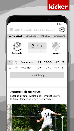 Eintracht App Screen 3