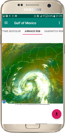 NOAA Weather Satellite Radar Screen 3