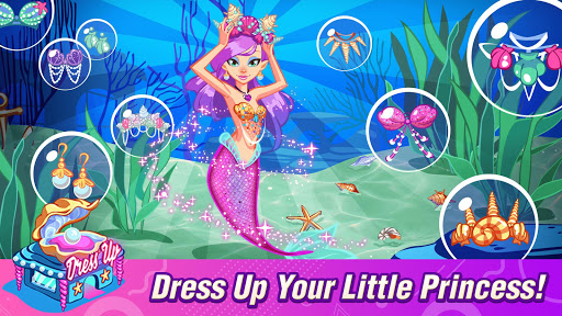 Mermaid Princess Underwater