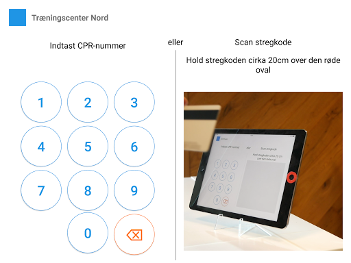 Android application KMD Nexus Fremmøderegistrering screenshort