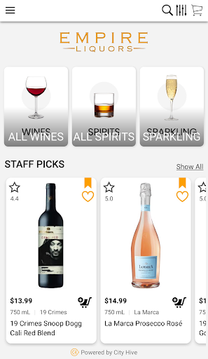 Empire Liquors Screen 2