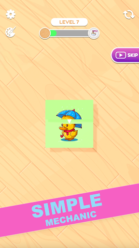 Paper Fold - Pictures Puzzle