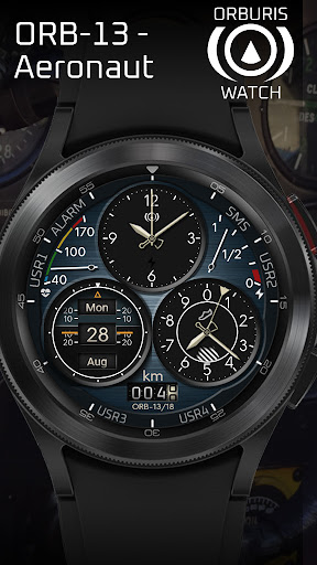 Android application ORB-13 Aeronaut Watch Face screenshort