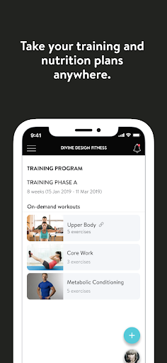 Divine Design Fitness Screen 3