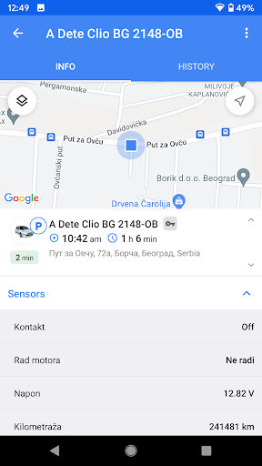 Detektomat prati Screen 2