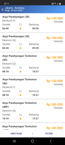 tiket-kereta.com Screen 2