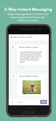 Android application Bayou Canine Academy screenshort
