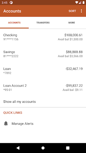 WestEdge Mobile Banking App Screen 3