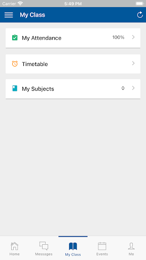 Android application المدرسة الدولية طرابلس screenshort