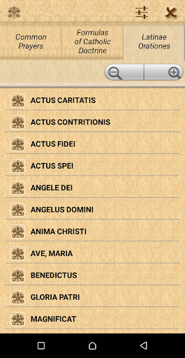 Common Prayers of Catholic Screen 2