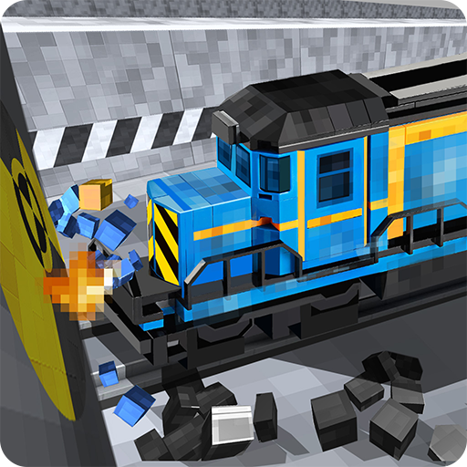 Craft Block Train Crash Test  Icon