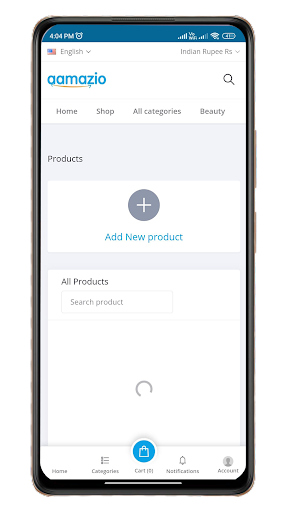 Seller App Aamazio Screen 3