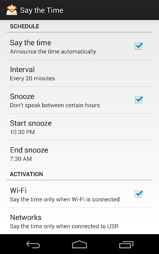 Say the Time - Talking Clock