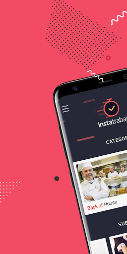 Android application INSTA TRABAJO EMPLOYER screenshort