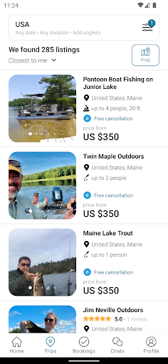Android application BaitYourHook screenshort