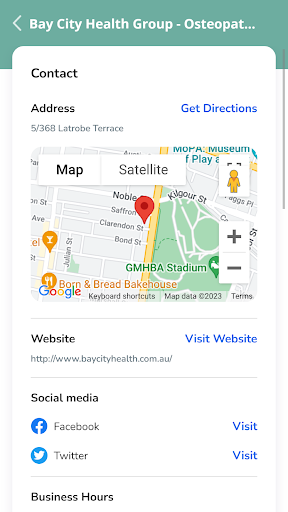 Android application Bay City Health Group screenshort