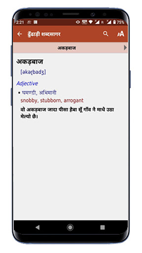 Dhundari-Hindi-English Diction Screen 3