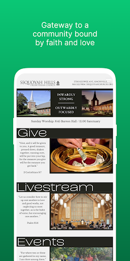 Android application Sequoyah Hills Presbyterian screenshort