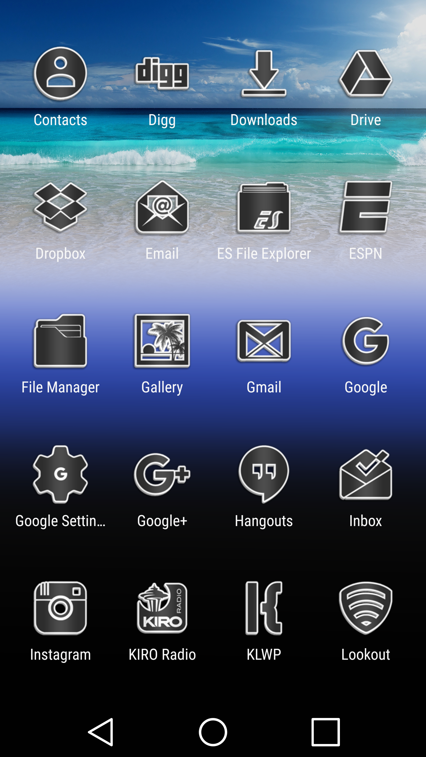 Android application Aron G - Icon Pack screenshort