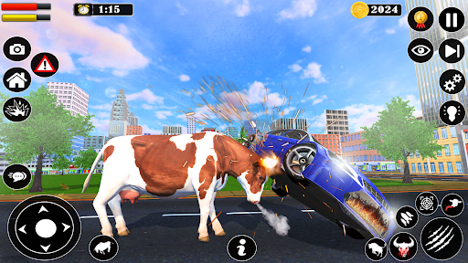 Scary Cow Animal Rampage Sim Screen 2
