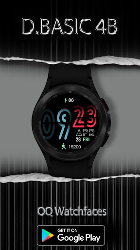 Android application Digital Basic 4B For Wear OS 3 screenshort