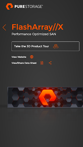 Pure Storage 3D Product Tour Screen 2