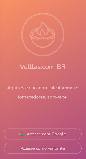 Android application Calculadora de Vela: VelllasBR screenshort