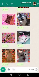 Cat Stickers for Whatsapp