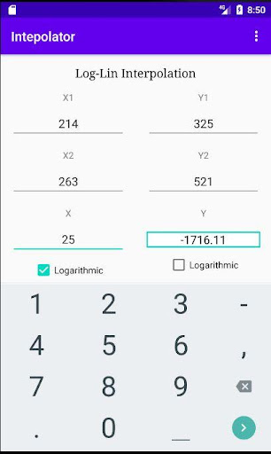Linear and Logarithmic Interpo Screen 2