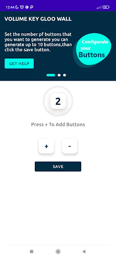 Volume Key Gloo wall