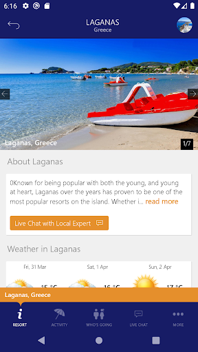 Olympic Holidays Screen 2