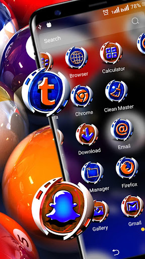 Snooker Ball Launcher Theme Screen 3