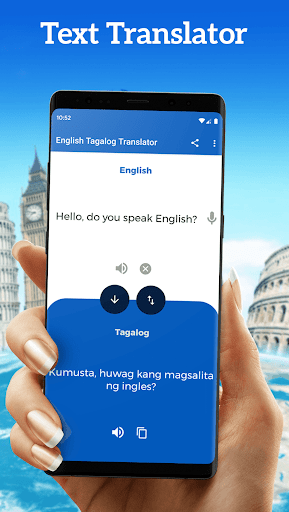 Android application English Filipino Translator screenshort
