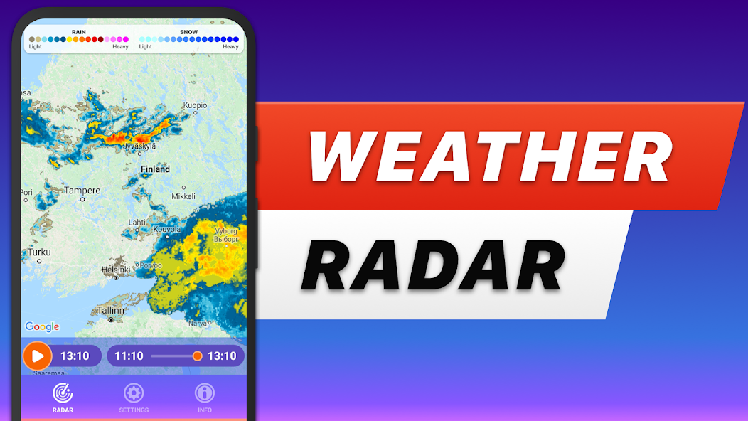 RAIN RADAR - weather radar 2.4 APK + Mod (Unlimited money) إلى عن على ذكري المظهر