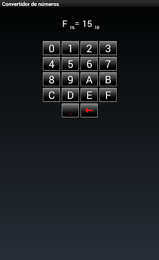 Convertidor Numérico Hexdroid