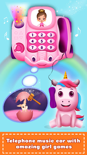 Baby Princess Car phone Toy 6.0 screenshots 1