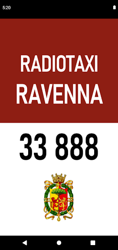 Android application Taxi Ravenna screenshort