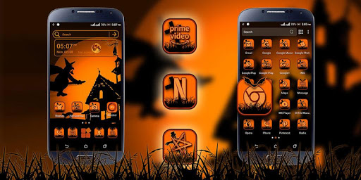 Android application Halloween Dark Night Theme screenshort