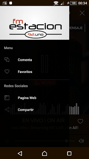 Android application FM Estacion Serrano screenshort