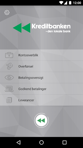 Android application Kreditbankens MobilBank Erhv. screenshort